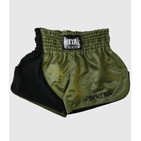 CALÇÃO KICK WARRIOR PRETO/CAQUI - METAL BOXE