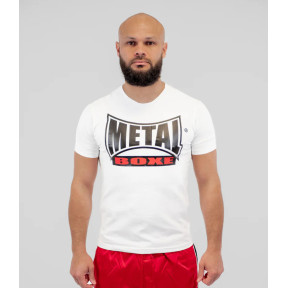 TSHIRT NEW VISUAL BLANC - METAL BOXE