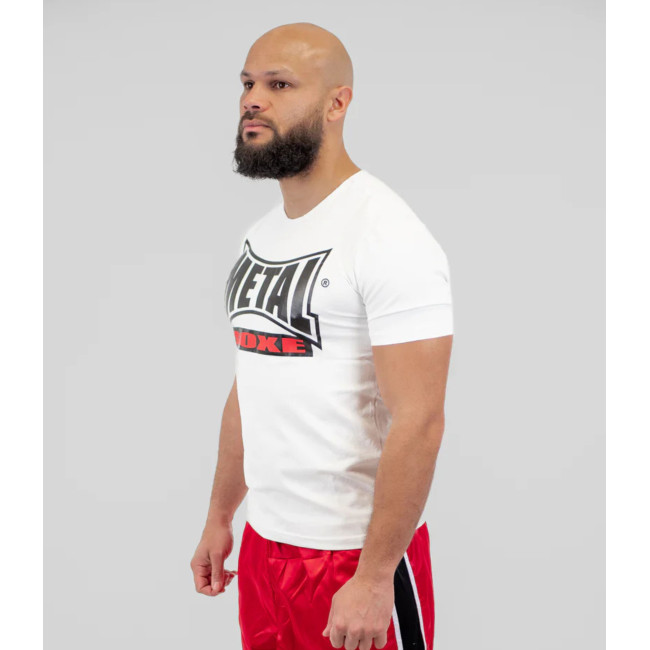 Tshirt New Visual Blanc - Metal Boxe