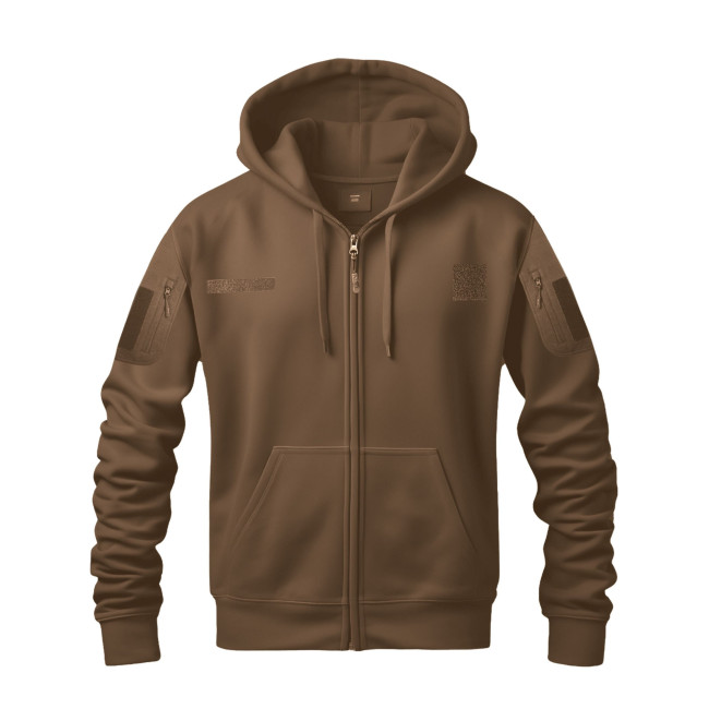 Camisola militar Spider com fecho de correr e velcro - Coyote - OPEX