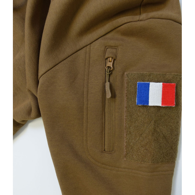 Militärischer SPIDER Sweater coyote mit Reißverschluss - Patrol Equipement