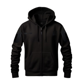 Sudadera militar Spider con cremallera y velcro - Negro - OPEX