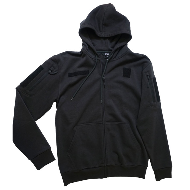 Militärischer SPIDER Sweater schwarz mit Reißverschluss - Patrol Equipement