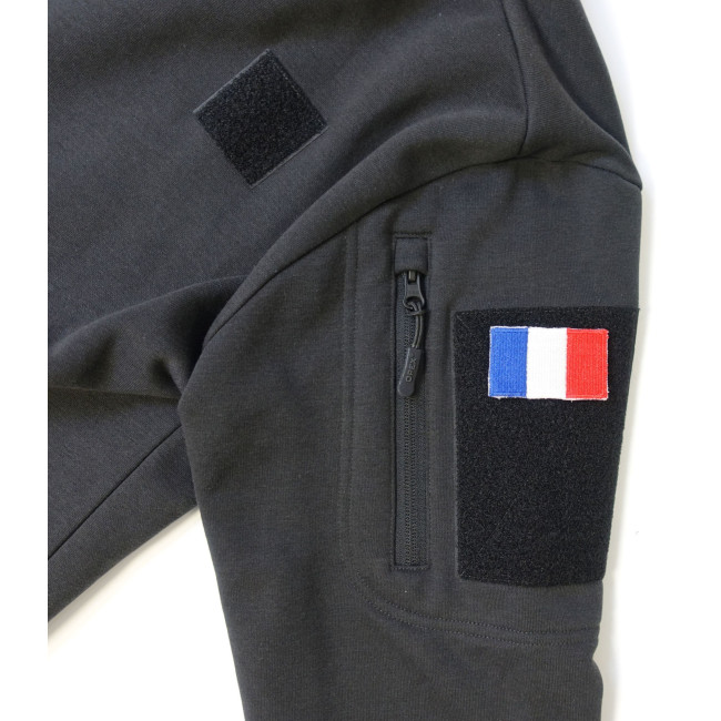 Militärischer SPIDER Sweater schwarz mit Reißverschluss - Patrol Equipement