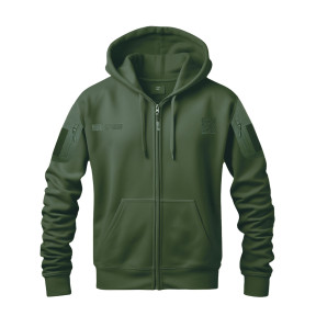 Sweat militaire SPIDER vert avec zip - Patrol Equipement