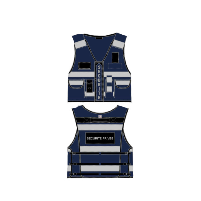 Gilet Thor Sécurité Privée - Bleu Marine - VVS