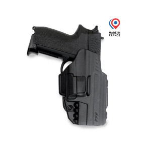 Civiele geïnjecteerde holster met retentie voor Glock 17/19 - Zwart - GK