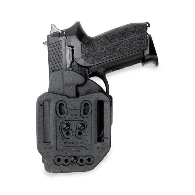 Civiele geïnjecteerde holster met retentie voor Glock 17/19 - Zwart - GK