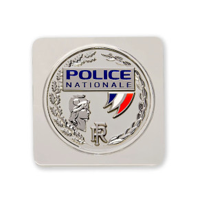 Nationale Polizeimedaille mit quadratischem Träger - GK