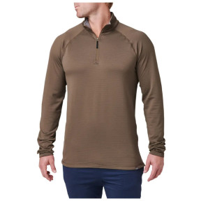 Stratos 1/4 Zip Oberteil (Langarm-H) - Major Brown - 5.11 Tactical
