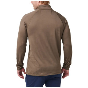 Maglia stratos 1/4 zip (ml-h) - Major brown - 5.11 Tactical