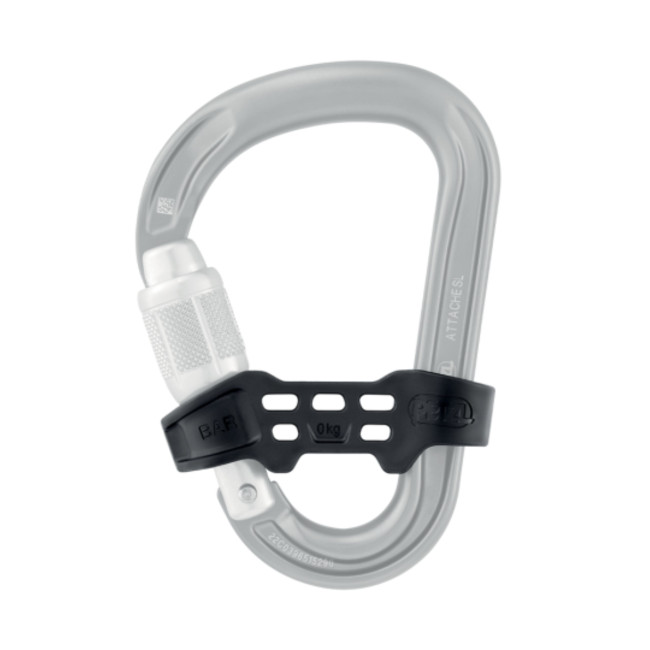 Barra de soporte desmontable Bar para mosquetón - Negro - Petzl
