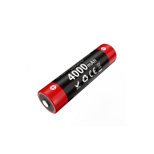 Bateria recarregável 18GT-40 (18 650 Li-on, 3,6V, 4 000mAh) - Klarus