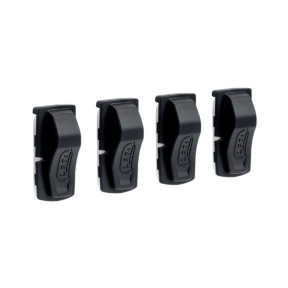 Clips de fijación adhesivos para montaje en casco de linterna frontal Aria o Swift RL - Negro - Petzl