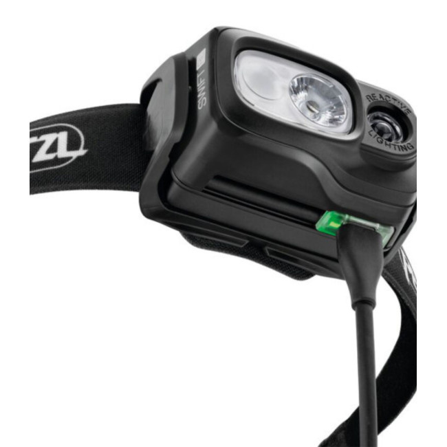 Lampe frontale Swift RL - éclairage blanc et rouge - 700 lumens - Noir - Petzl