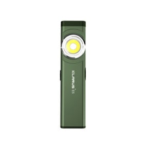 Wiederaufladbare Lampe mit doppelter Lichtquelle E5 - 600 Lumen - Olivgrün - Klarus