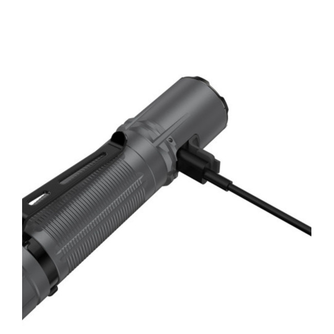 Linterna táctica recargable XT2CR Pro (2100 lúmenes) - Gris Hormigón - Klarus