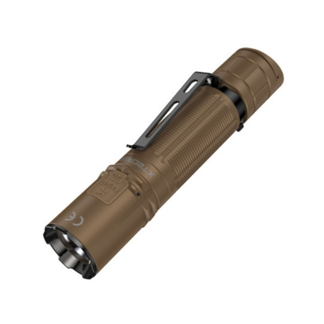 Oplaadbare tactische lamp XT2CR PRO LED - 2100 Lumen - Tan - Klarus