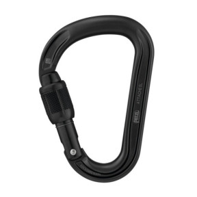 Mosquetón Attache con cierre Screw-Lock® - Negro - Petzl