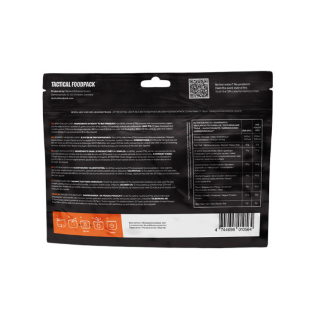 Overlevingsrantsoen - Pittige kip curry - Tactical Foodpack