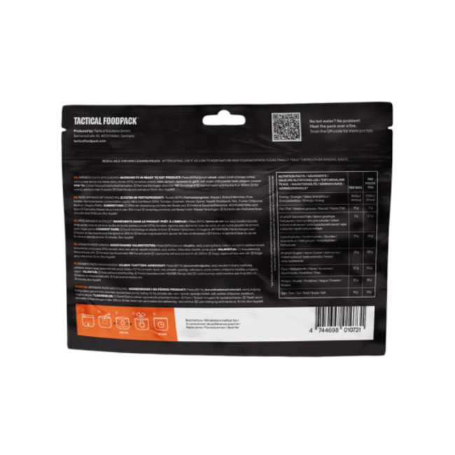 Overlevingsrantsoen - Kip en pasta arrabiata saus - Tactical Foodpack