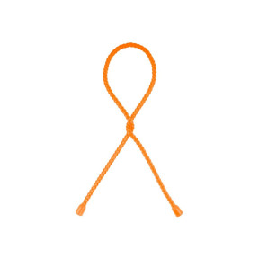 24'' gear twist - orange en pack de 2 - Highlander