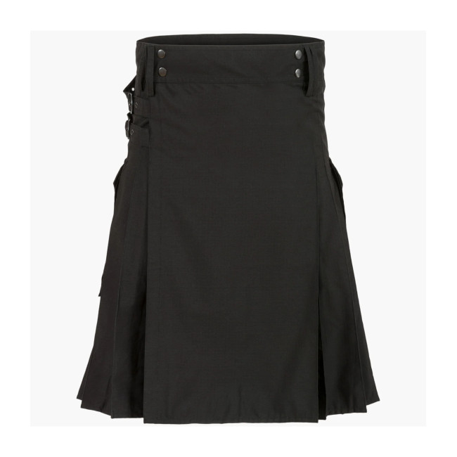 Kilt de combate - Negro - Highlander Forces