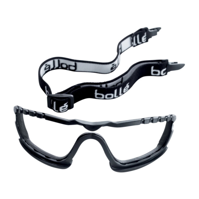 Schuim en koord kit Cobra Hybride - Zwart/Wit - Bollé Safety