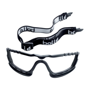 Schuim en koord kit Cobra Hybride - Zwart/Wit - Bollé Safety