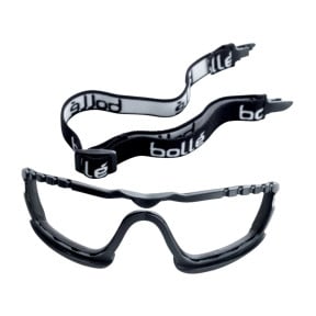 Schuim en koord kit Cobra Hybride - Zwart/Wit - Bollé Safety