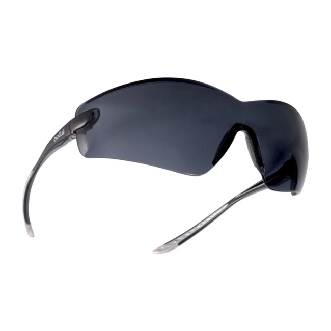 Okulary ochronne Cobra (szkło dymne) - Czarne - Bollé Safety