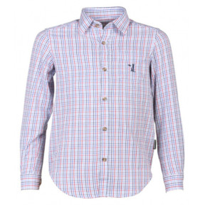 Camisa infantil de quadrados pequenos Vermelha - Percussion