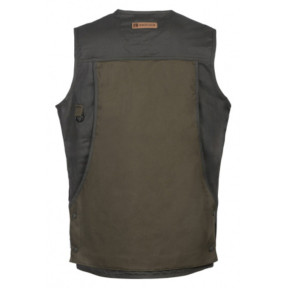 Tradition Jagdweste mit gesticktem Logo - Khaki - Percussion