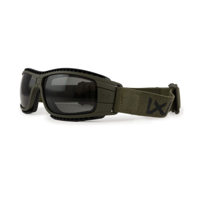 Máscara de proteção balística Lynx (kit 2 lentes Cinza/Incolor) - Verde Oliva - Wiley X