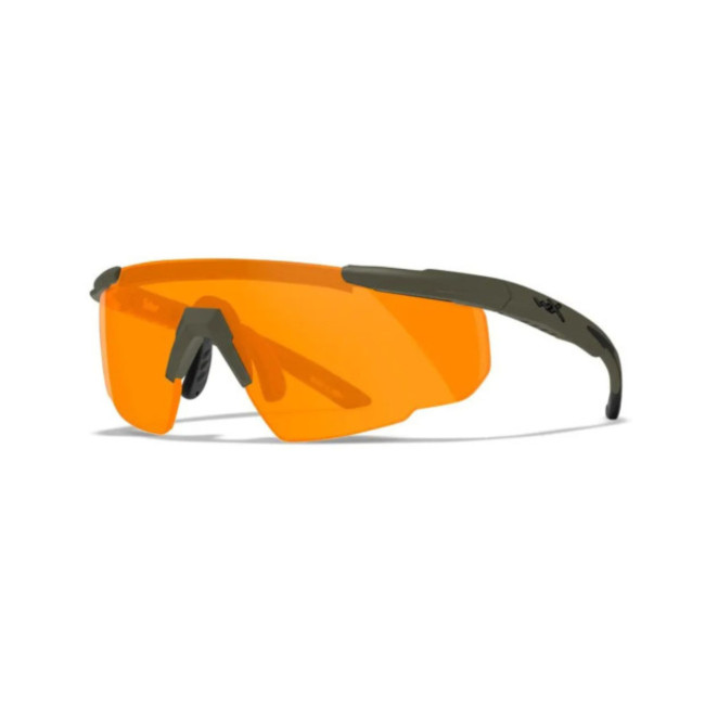 Ballistische Schutzbrille Saber Advanced (3-Bildschirm-Set Getönt/Farblos/Orange) - Olivgrün - Wiley X