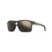 Sonnenbrille Founder (Captivate™ Wolfram-Grau Verspiegelte Gläser) - Schwarz/Tan - Wiley X