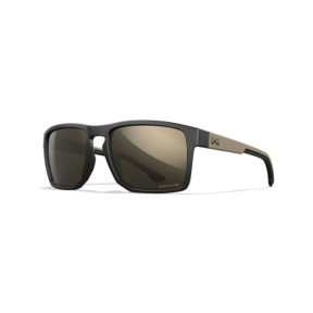 Gafas de sol Founder (lentes Captivate™ espejo Gris Tungsteno) - Negro/Tan - Wiley X