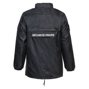 Coupe-vent fourré polaire Sécurité Privée - Noir - CityGuard