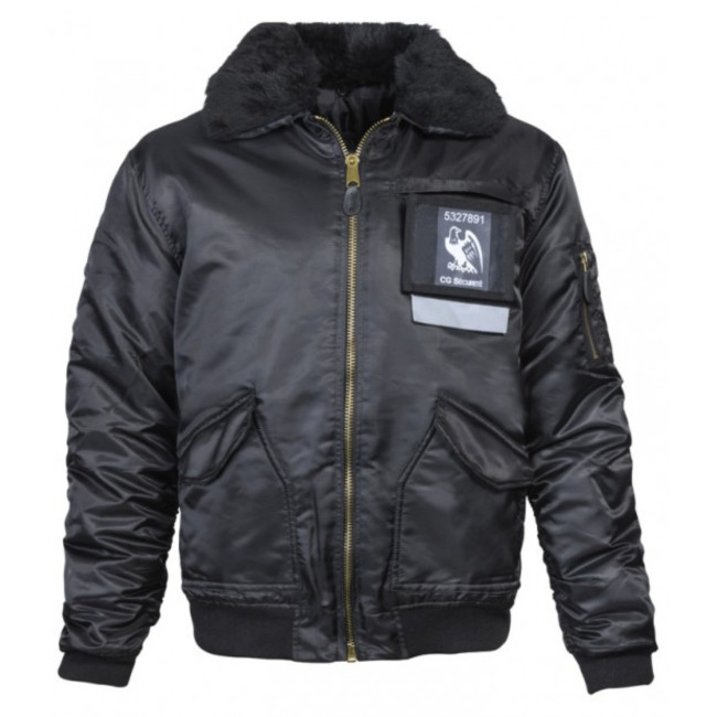 Kurtka Ochrona Prywatna CWU - Czarna - CityGuard