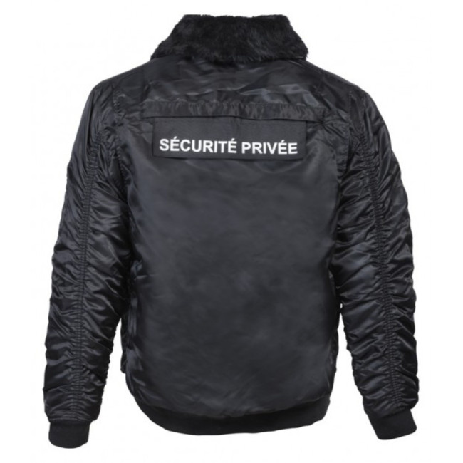 Blouson Sécurité Privée CWU - Noir - CityGuard