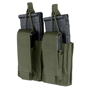 Dubbele kangaroe magazijnhouder voor M4/pistolen Gen II - Ranger Green - Condor Outdoor