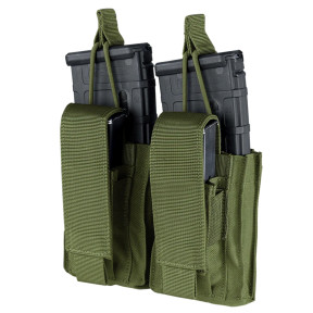 Porte-chargeur double kangourou pour M4/pistolets Gen II - Vert Olive - Condor Outdoor