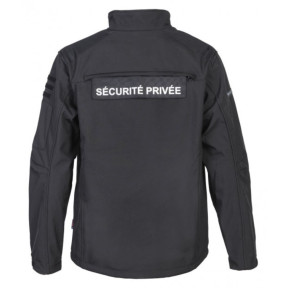 Blouson softshell Sécurité Privée - Noir - CityGuard