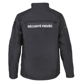 Blouson softshell Sécurité Privée - Noir - CityGuard