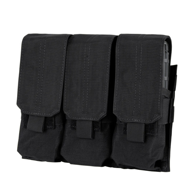 Potrójny uchwyt na magazynek do M4 - Czarny - Condor Outdoor