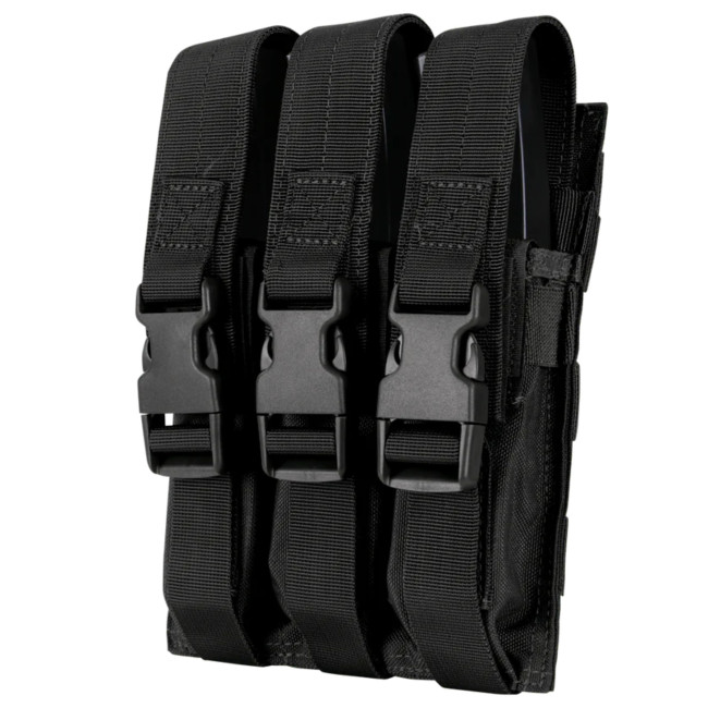 Drievoudige magazijnhouder voor MP5 - Zwart - Condor Outdoor