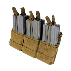 Potrójny uchwyt Stacker na magazynek do M4 - Coyote - Condor Outdoor