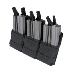 Porta-carregador triplo Stacker para M4 - Preto - Condor Outdoor