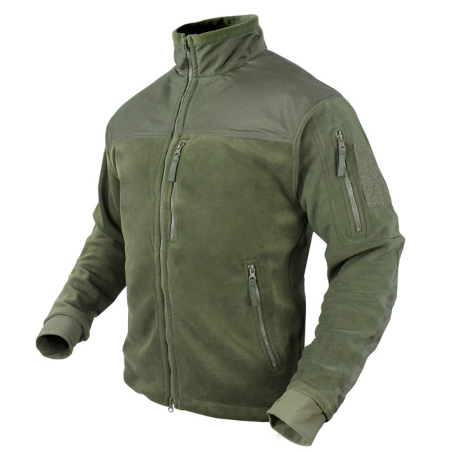 Giacca in pile Alpha - Verde Oliva - Condor Outdoor