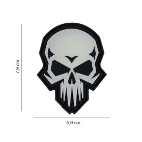Parche 3D PVC Calavera Psicópata - 101 Inc